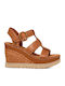 Abbot Women's Platform Shoes Tabac Brown