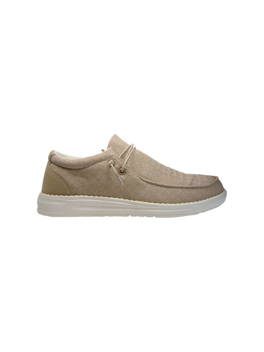 Jomix U1790-7 Men's Slip On Shoe In Beige Color 45871