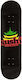Sushi Skate Deck Pagoda Logo - Черно