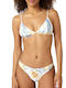 Rip Curl Bikini Set Triangle Top & Slip Bottom White