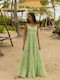 Miss June Graciela Maxi Dress Green Fa-57