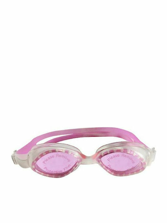 Γυαλιά Κολύμβησης Ενηλίκων Σιλικόνης Ροζ Σε Θήκη Summertiempo 62369 - Μαυρο