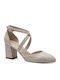 Tamaris Ivory Strap Pumps 24414-41 418 Bez