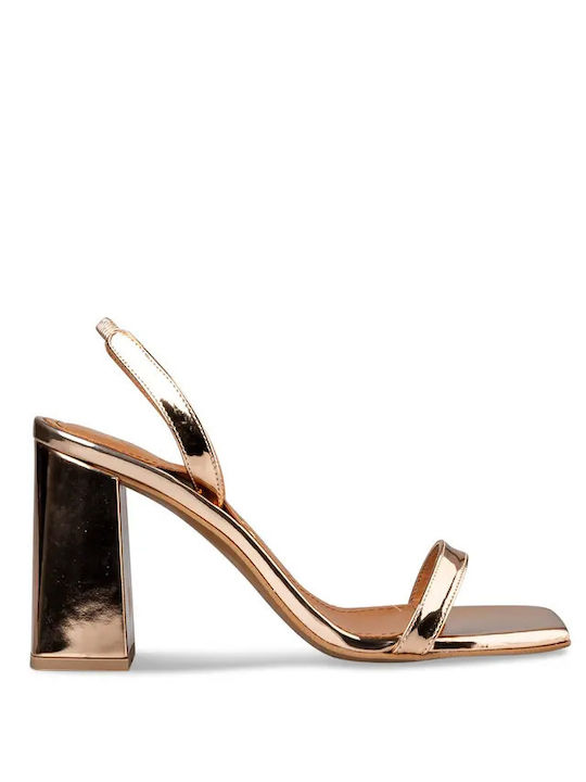 Envie Shoes E02-19120 Block Heel Sandals Sandals Sandal Copper