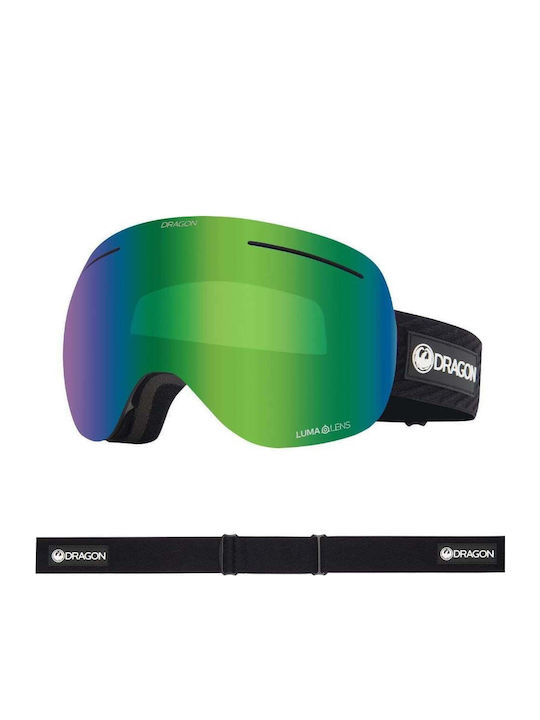 Ochelari de zăpadă Dragon X1 Icon Green Lumalens Green Ionized Lens