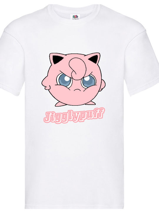 Λευκή Μπλούζα Tshirt Pokemon Jigglypuff Origina...