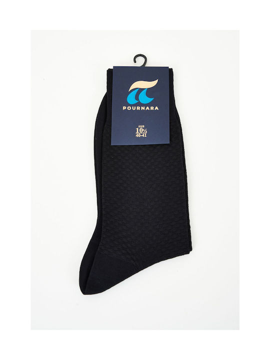 Men's Socks 162 Black Cotton Pournara