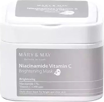 Mary&May Niacinamide Vitamin C Brightening Face Mask 30pcs