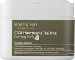 Mary & May Cica Cica Houttuynia Tea Tree Calming Mask - Pachet de 30 de bucăți de măști de față