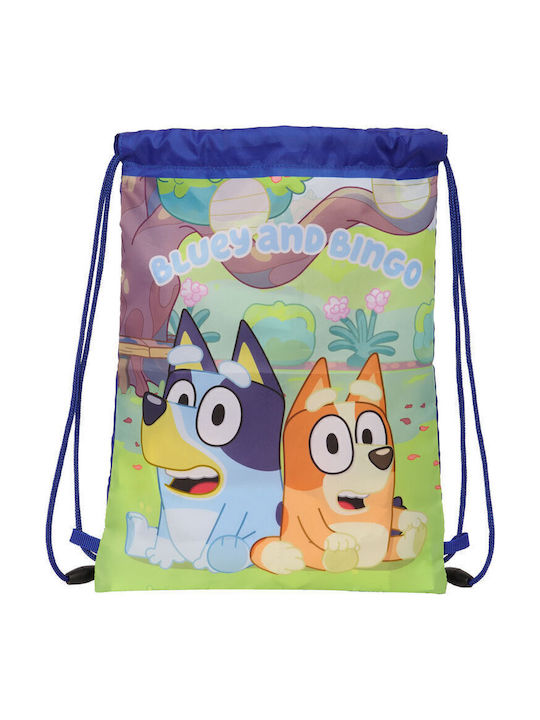 Safta Bluey Kinder Rucksack Beuteltasche Bunt 26cmcm