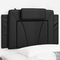 vidaXL LED Pillow for Headboard in Black Faux L...