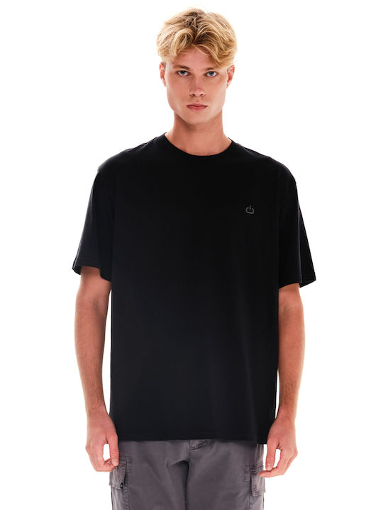 Emerson T-shirt Bărbătesc cu Mânecă Scurtă Negru