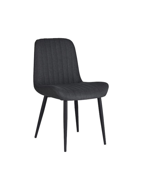 Versa Dining Room Fabric Chair Anthracite 54x63.5x84cm