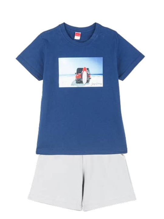 Joyce Kids Set with Shorts Summer 2pcs Blue