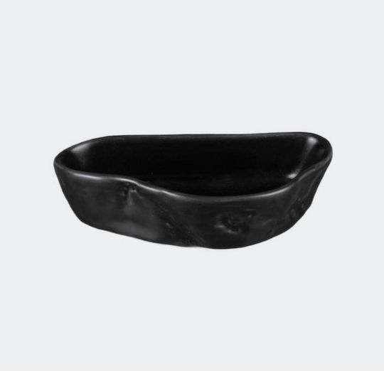Max Home Dip-Schüssel Rund Schwarz mit Durchmesser 11cm