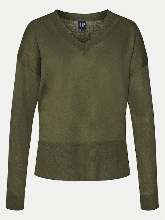 GAP Women's Long Sleeve Sweater Green