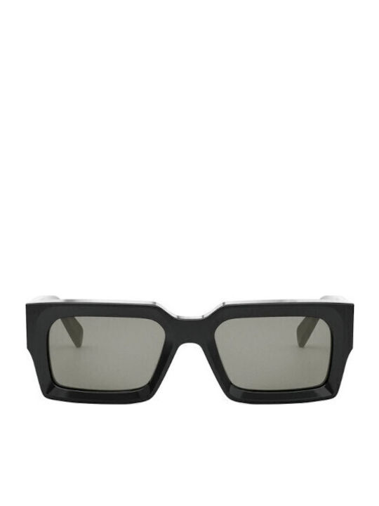 Celine Damen Sonnenbrille mit Schwarz Kunststoff Gestell und Gray Linse CL40280U-01A