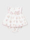 Kinderkleid Kurzärmelig Satin Pink
