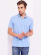 Polo Kurzarmbluse Sky Blue