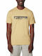 Columbia Men's Short Sleeve T-shirt Yellow