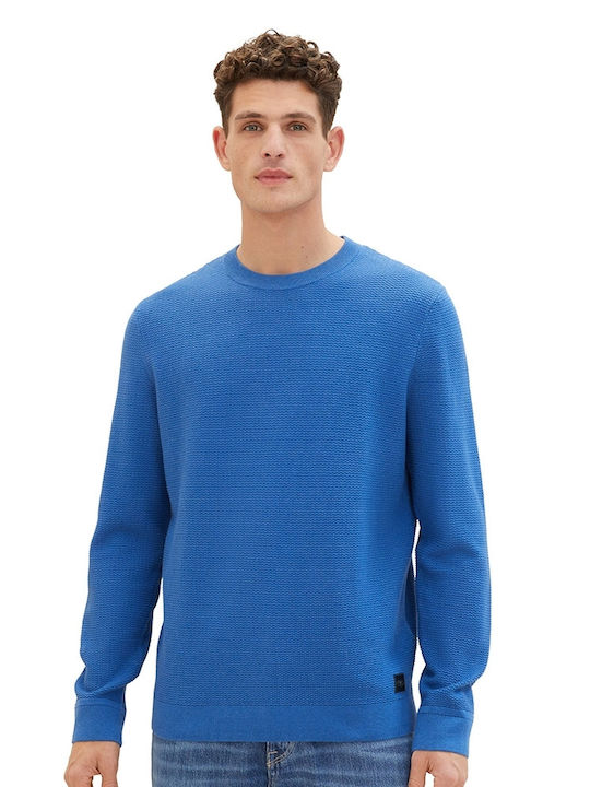Tom Tailor Bluza Bărbătească cu Mânecă Lungă BLUE