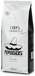 Cafea Espresso Arabica de Origine Unică 7 Origini cu Aromă de Ciocolată în Boabe 1000g MG7RGN