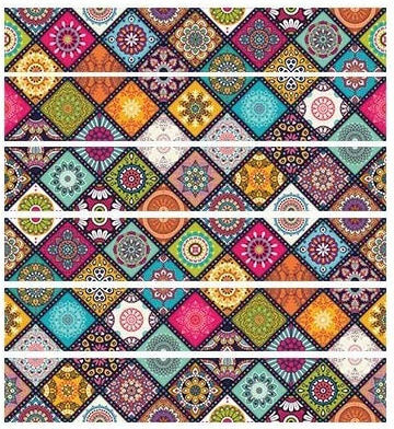 Autocolant Decorativ Perete 6buc 100x18buc