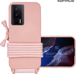Sonique Back Cover Silicon 0.5mm cu Curea Roz (...