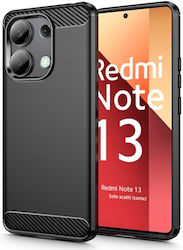 Tech-Protect Umschlag Rückseite Kunststoff Schwarz (Redmi Note 13 4G)