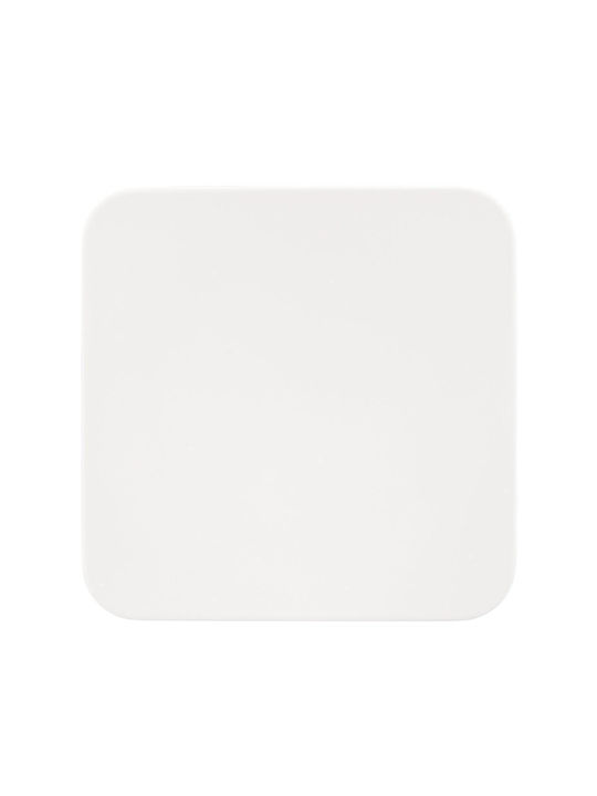 Fine Plate Shallow White with Diameter 22cm 6pcs