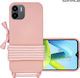 Sonique Back Cover Silicone 0.5mm with Strap Pi...