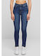 High Waist Women's Jean Trousers in Skinny Fit Darkblue