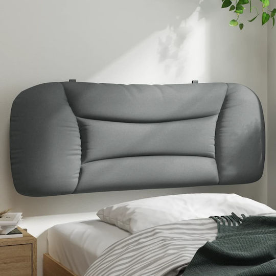 vidaXL Stoff-Kopfstütze Für Betten Helle Graue Farbe 100x48cm
