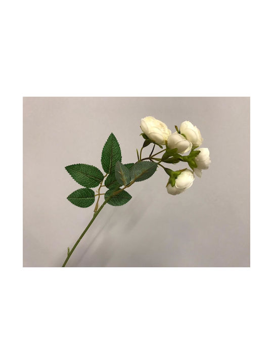 Artificial Decorative Branch White 50cm 1pcs