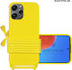 Sonique Back Cover Σιλικόνης 0.5mm με Λουράκι Κ...