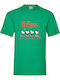 Fruit of the Loom Snoopy The Beagles Original T-shirt Πράσινο Βαμβακερό