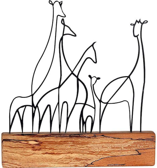 Aberto Design Διακοσμητικό Χώρου από Μέταλλο 30x3.5x35cm