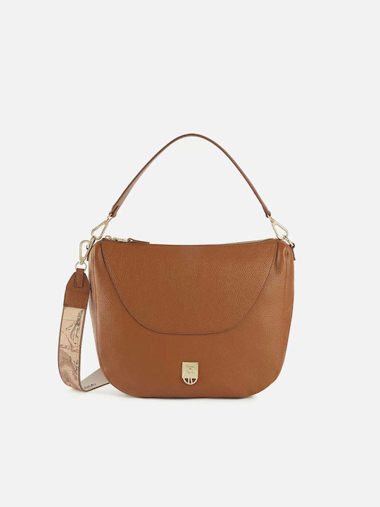 Alviero Martini 1a Classe Leather Women's Bag Shoulder Tabac Brown