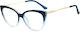 Techsuit Screen Protection Glasses Katzenauge in Blau Color