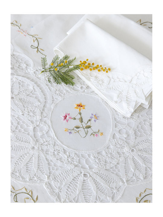 Palamaiki Tablecloth Cotton Set 13pcs Caroline ...