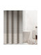 Guy Laroche Shower Curtain Fabric with Hooks 240x185cm Natural