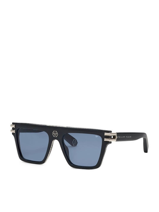 Philipp Plein Spp108v - 703 Слънчеви Очила С Цял Рамка Едноцветни Органични Пластмасови Рамка 56-19-145