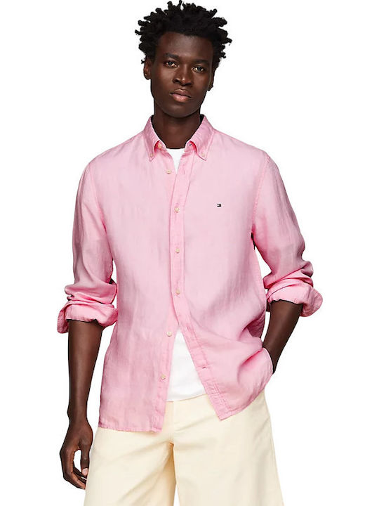 Tommy Hilfiger Cu mânecă lungă In Cămașă Pink C...