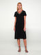 Vamp Kleid Black