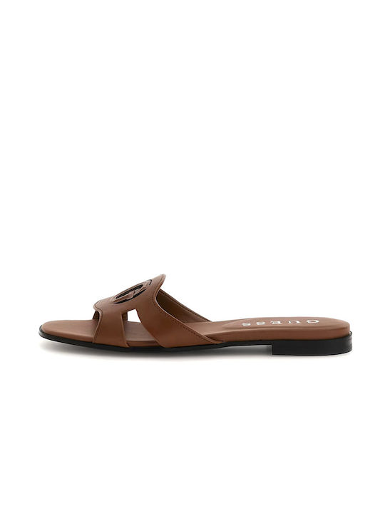 Guess Women's Flat Sandals in Brown Color