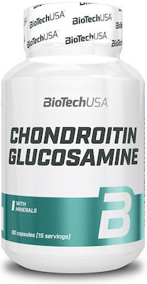 Biotech USA Chondroitin Glucosamine Supplement for Joint Health 60 caps