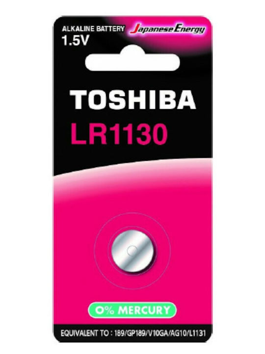 Toshiba Batterie Alkalisch für Uhren LR54 / LR1130 1Stück