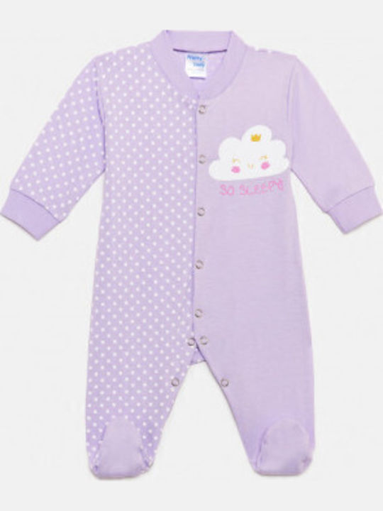 Pretty Baby Бебешко Боди Дълъг ръкав Lilac