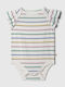 GAP Mix And Match Baby Bodysuit White Multi Stripe
