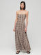 Superdry Maxi Rochie Harriot Brown Print